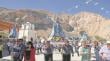 Comunidad de Esquiña pide por la paz mundial en celebración de sus patronos