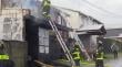 Fuego destruyó casa y amenazó con extenderse a populoso barrio de Ancud