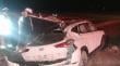 Conductor fallece tras colisión entre camión y auto en Ruta 5 Norte, antes del cruce a María Elena