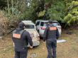 Dron de seguridad detectó escondite de vehículos robados en sector rural de Temuco