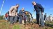 Municipio realiza plantación de 50 árboles nativos en Parque Pedro de Valdivia en Temuco