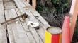 Vecinos critican trabajos en el puente de Malvilla