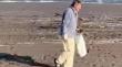 Solicitan reconocer a vecino que limpia playa Las Rocas