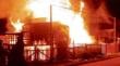 Fuego destruyó dos casas y afectó una tercera en el sector de Las Cruces