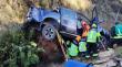 Volcamiento de camioneta en Quellón deja tres lesionados tras volcamiento de camioneta