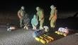 'Burreros' con 15 kilos de marihuana fueron capturados con visores nocturnos en frontera con Bolivia