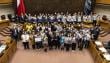 Alumnos de Osorno viajaron a Valparaíso y se convirtieron en “Senadores por un día”