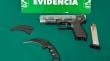 Dos detenidos en posesión de arma blanca y pistola adaptada para el disparo en Valparaíso