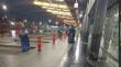 En operación nocturna realizan limpieza en el terminal de buses de Puerto Montt para mejorar la seguridad y el servicio