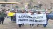 Vecinos de Bajo Soga marcharon por las calles de Iquique: piden una escuela para sus hijos
