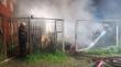 Incendio en Puerto Montt dejò a una persona con quemaduras