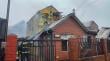 Dos casas destruidas dejó cuarto incendio en menos de una semana en Castro