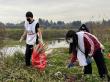 Retiran 10 toneladas de residuos en operativo de limpieza en humedal Antumalen de Temuco
