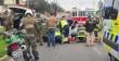 Quillota: furgón de Carabineros volcó tras choque de alta energía con un auto particular
