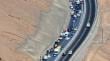Caos vehicular: reportan accidente de tránsito en la Ruta 504 que une a Iquique con Alto Hospicio