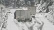 Por nieve cerraron el tránsito de camiones en la Cuesta Moraga de Chaitén