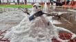 Caída de granizos permitió &quot;muñeco&quot; en el Museo Marítimo Nacional