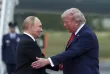 Comienzan a vender camisetas en Rusia con la foto de Putin y Trump en Alaska