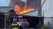 Incendios destruyeron una vivienda y un quincho en Castro y Quellón
