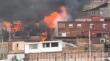 Bomberos trabaja en incendio en vivienda del sector centro-alto de Antofagasta