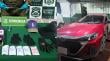 Detienen a tres sujetos por robo de accesorios de vehículos en Los Andes