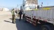 Detienen a conductor de camión por manejar sin licencia profesional en sector La Chimba