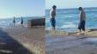 “Tienen medio”: el video que joven le envió a su padre antes de desaparecer en playa de Valparaíso