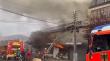 Incendio en pleno centro de Temuco deja al menos tres locales comerciales afectados.