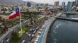 Bandera bicentenario ya se encuentra flameando para estas fiestas patrias en Antofagasta
