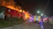 Violento incendio en Curanilahue dejó dos viviendas afectadas