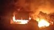 Incendio en cerro Ramaditas afectó a dos viviendas y movilizó a 70 bomberos
