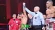 Júnior Cruzat se coronó campeón del mundo superpluma en el Arena Puerto Montt