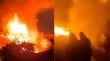 [VIDEO] Incendio destruyó cuatro casas en Viña del Mar