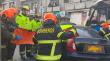 Choque entre taxibús y colectivo menor deja dos lesionados en Antofagasta