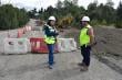 Valdivia: MOP implementó cortes de tránsito en Ruta Cabo Blanco-Las Marías para corregir descenso del camino