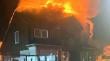 Incendio destruyó casa que era usada por equipo del Hospital de Queilen