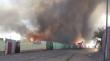 A lo menos 8 viviendas de material ligero destruidas por incendio en toma en Quebrada Quetena de Calama