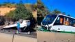 [VIDEO] Viña del Mar: un lesionado por colisión con posterior volcamiento en Av. Alessandri