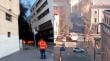 Nuevamente portuarios instalan barricadas incendiarias en inmediaciones de la Plaza Sotomayor