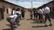 Estudiantes y profesores de la escuela Gabriela Mistral recrean la vida en la pampa salitrera en Humberstone