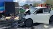 Un lesionado dejó colisión entre vehículo y camión del Desam