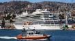 Nave de lujo abre temporada de cruceros en Puerto de Valparaíso