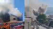 [VIDEO] Incendio afecta a una vivienda de dos pisos en cerro Placeres de Valparaíso