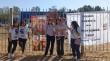 Familia de joven asesinado por excarabinero en San Esteban protestó frente a la Fiscalía de Los Andes