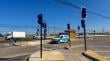Ponen en funcionamiento tres nuevos semáforos en la Ruta 160 de San Pedro de la Paz