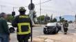 Tres lesionados leves deja choque en Avenida Condell con Yungay en Quillota