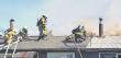 Río Bueno: una persona lesionada en incendio de dos casas