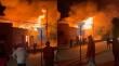 [VIDEO] Incendio culminó con cuatro viviendas destruidas Los Andes