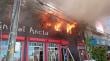 Testigo del incendio en el Tablón del Ancla de Puerto Montt: &quot;Se sintió una explosión&quot;