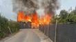 Voraz incendio estructural habría dejad al menos una persona lesionada en La Cruz